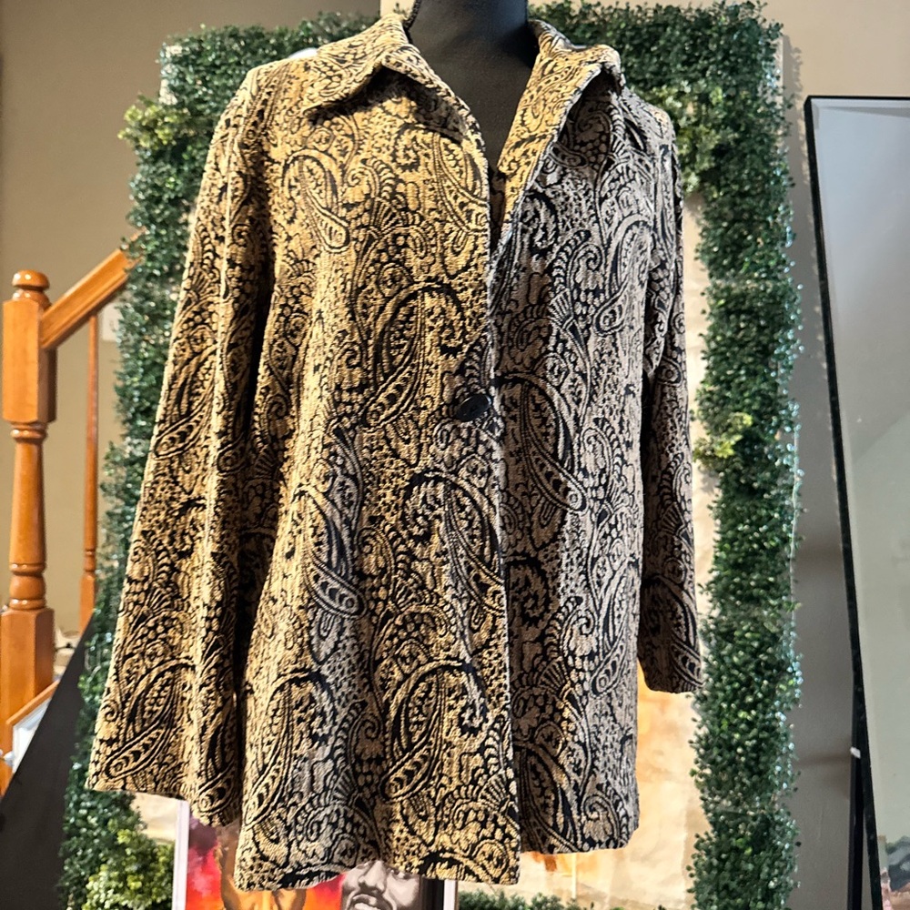 Paisley Button-Up Shirt